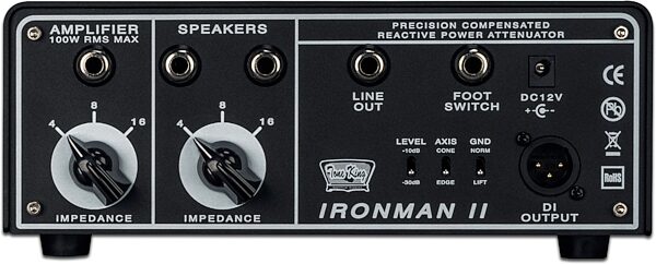 open zoom image for Tone King Ironman II 100-Watt Attenuator, New, Angled Back