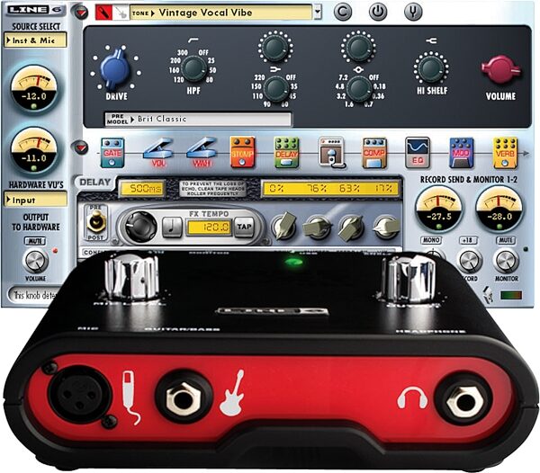 open zoom image for Line 6 TonePort UX1 USB Computer Recording Interface, Main