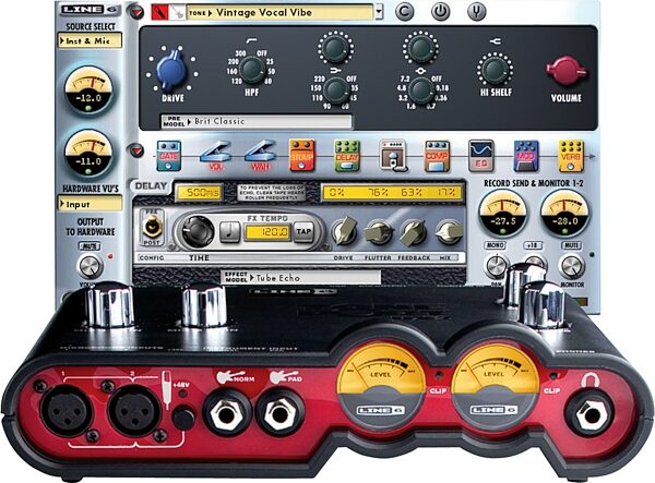 open zoom image for Line6 TonePort UX2 USB Computer Recording Interface, Main