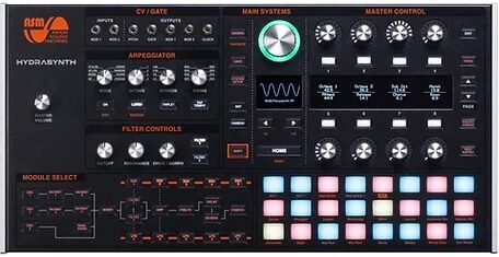 open zoom image for ASM Ashun Sound Machines Hydrasynth Desktop/Rack Synthesizer, New, Top