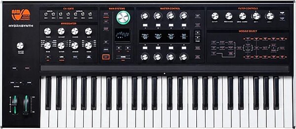 open zoom image for ASM Ashun Sound Machines Hydrasynth Keyboard Synthesizer, 49-Key, New, Top