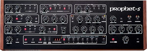 open zoom image for Sequential Prophet-5 Desktop Module Analog Synthesizer, New, Action Position Back