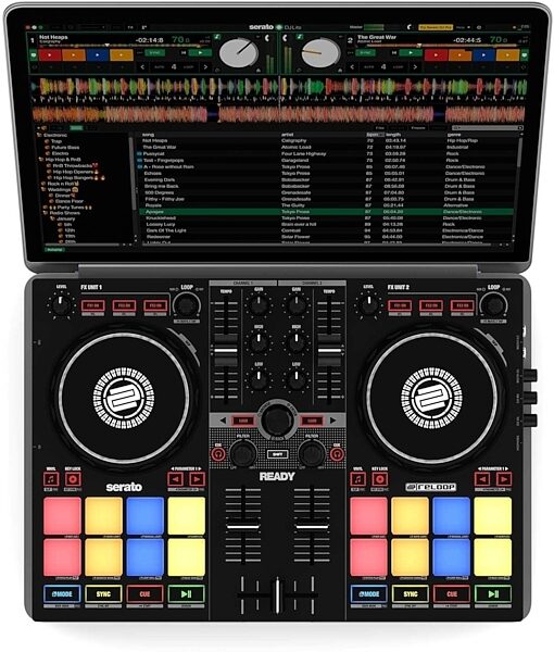 open zoom image for Reloop Ready DJ Controller, Open Box (Very Good), Action Position Side