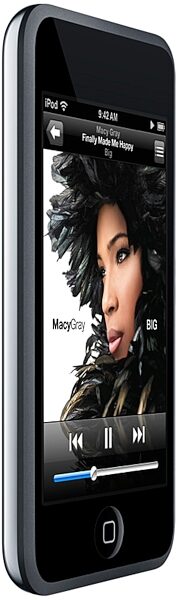 open zoom image for Apple iPod Touch Media Player, Side View