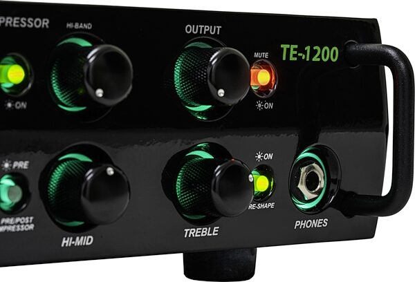 open zoom image for Trace Elliot TE 1200 Bass Amplifier Head (1200 Watts), New, Action Position Back