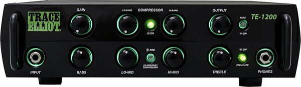 open zoom image for Trace Elliot TE 1200 Bass Amplifier Head (1200 Watts), New, Action Position Back
