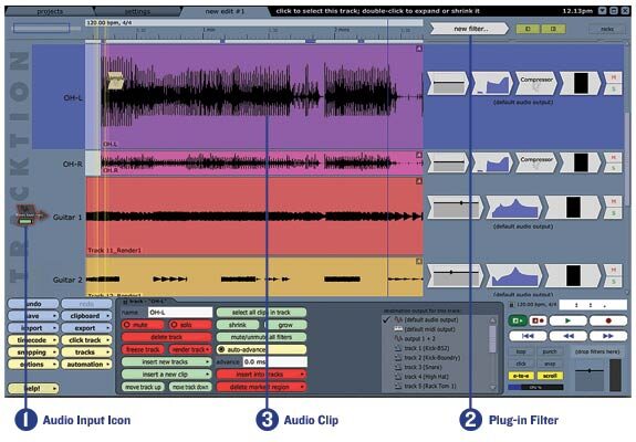open zoom image for IK Multimedia StealthPlug Guitar/Bass USB Audio Interface Cable with Plug-Ins, Traction 2.1 Screen Shot