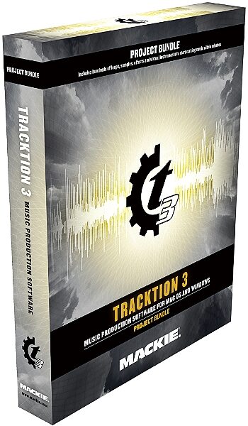 open zoom image for Mackie Tracktion Music Production Software (Macintosh and Windows), Project Bundle Box