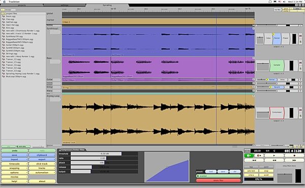 open zoom image for Mackie Tracktion Music Production Software (Macintosh and Windows), Main