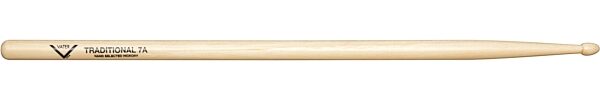 open zoom image for Vater Traditional Hickory Drumsticks, Pair, Wood Tip, 7A, Action Position Back