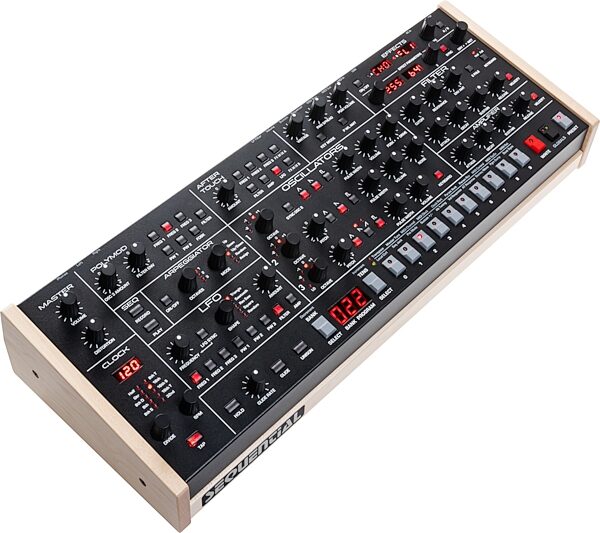 open zoom image for Sequential Trigon-6 Desktop Analog Synthesizer, Open Box (Very Good), Action Position Back