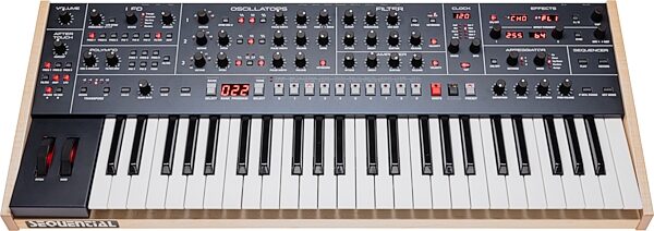 open zoom image for Sequential Trigon-6 Analog Synthesizer Keyboard, New, Action Position Back