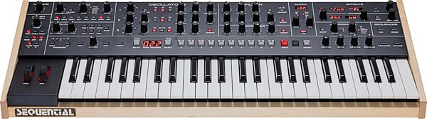 open zoom image for Sequential Trigon-6 Analog Synthesizer Keyboard, New, Action Position Back