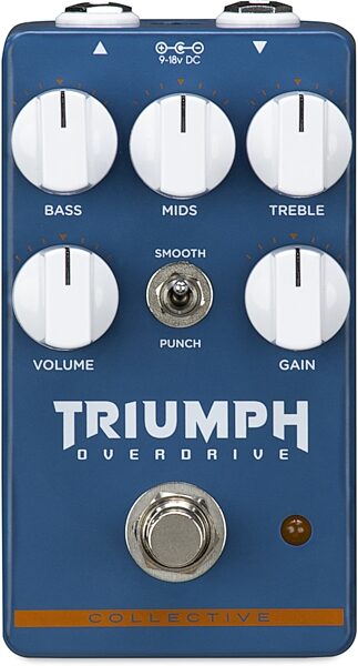 open zoom image for Wampler Triumph Overdrive Pedal, New, Action Position Back