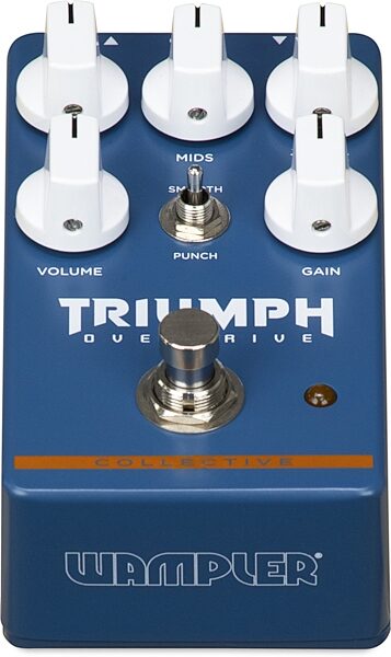 open zoom image for Wampler Triumph Overdrive Pedal, New, Action Position Back