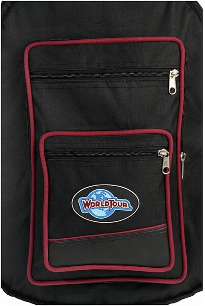 open zoom image for World Tour Deluxe Electric Guitar Gig Bag, Pocket Closeup