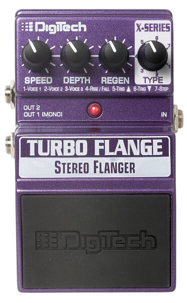 open zoom image for DigiTech Turbo Flange X-Series 7-Mode Flanger Pedal, Main