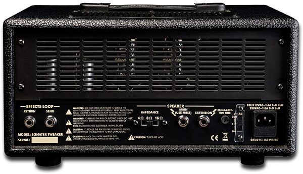 open zoom image for Egnater Tweaker Guitar Amplifier Head (15 Watts), Back