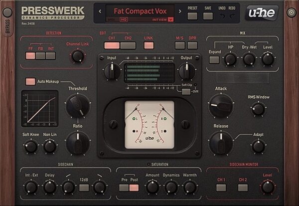 open zoom image for u-he Presswerk Dynamics Processor Audio Plug-in, Digital Download, view