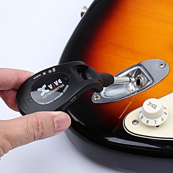 open zoom image for Xvive U2 Digital Wireless Guitar System, Black, View 3