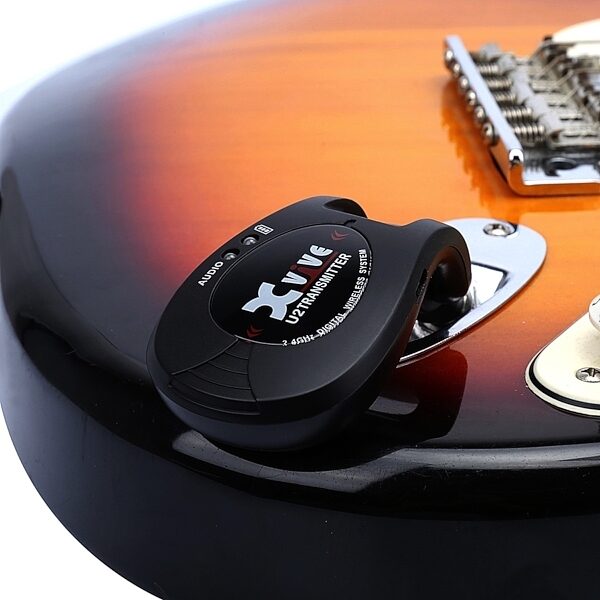 open zoom image for Xvive U2T Digital Wireless Guitar Transmitter, Black, Alt