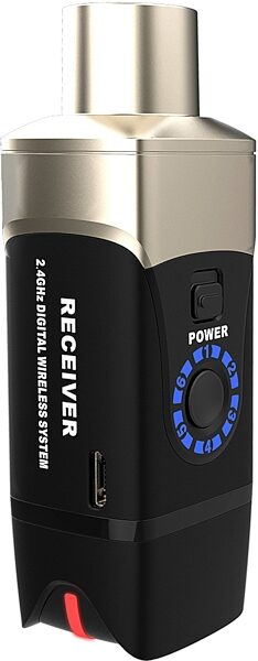open zoom image for Xvive U3R Microphone Wireless Receiver, New, Action Position Back
