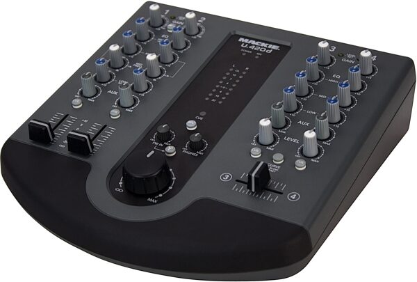 open zoom image for Mackie U420D 4-Channel Firewire Mixer, Angle