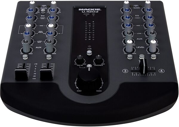 open zoom image for Mackie U420D 4-Channel Firewire Mixer, Front Slant
