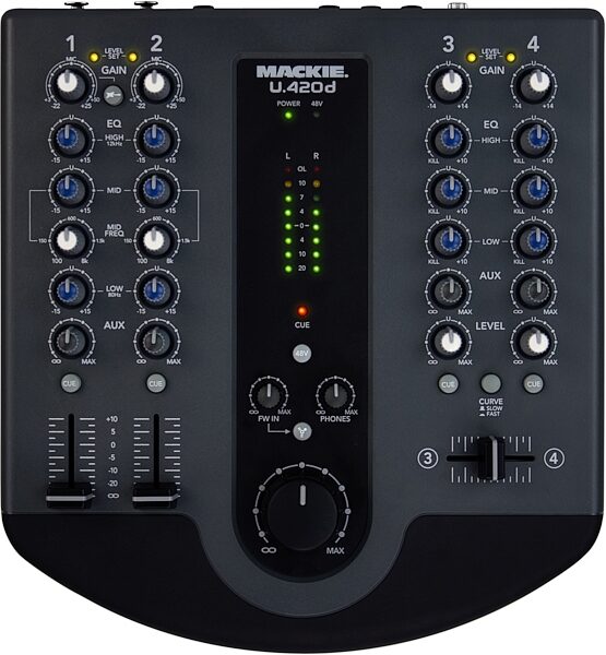open zoom image for Mackie U420D 4-Channel Firewire Mixer, Main