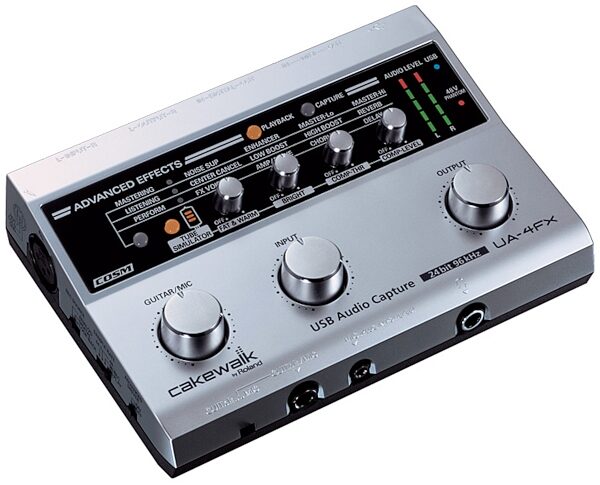 open zoom image for Cakewalk UA-4FX USB Audio Interface with FX, Angle