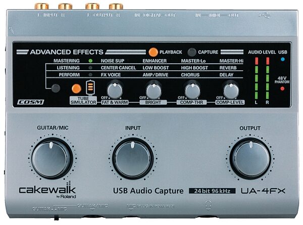 open zoom image for Cakewalk UA-4FX USB Audio Interface with FX, Main