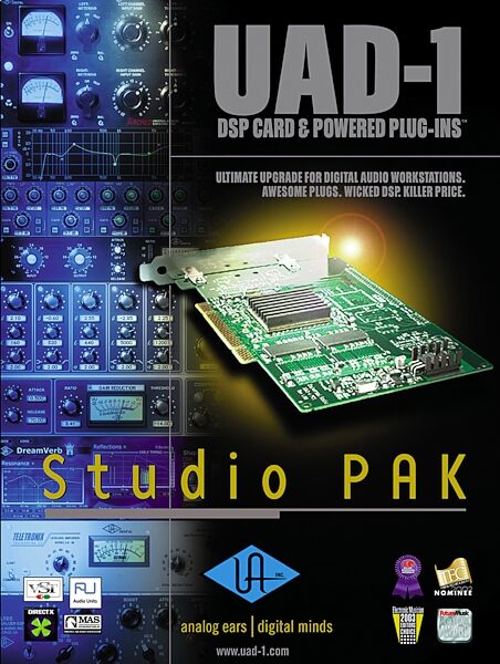 open zoom image for Universal Audio UAD1 Studio Pak DSP Card (Macintosh and Windows), Main