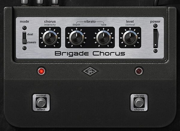 open zoom image for Universal Audio UAD Brigade Chorus Pedal Plug-in Software, Digital Download, Action Position Back