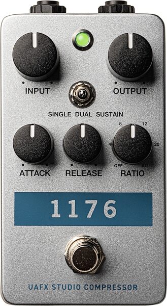 open zoom image for Universal Audio 1176 Compressor Limiter Pedal, New, Action Position Back