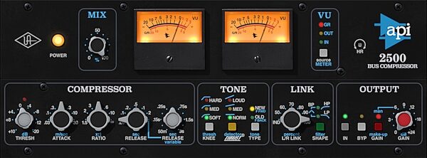 open zoom image for Universal Audio UAD API 2500 Bus Compressor Plug-in Software, Digital Download, Action Position Back