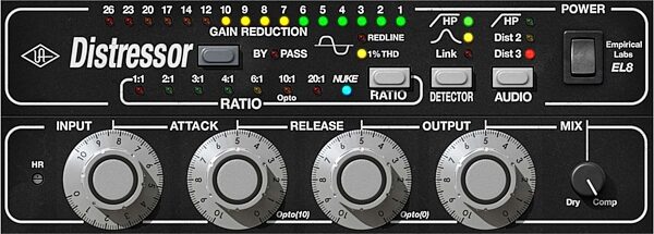 open zoom image for Universal Audio UAD Empirical Labs EL8 Distressor Plug-in Software, Digital Download, Action Position Back