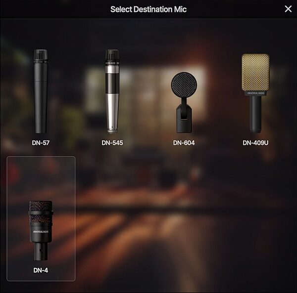 open zoom image for Universal Audio SD-3 Dynamic Modeling Microphone with Hemisphere Mic Modeling Plug-in, Single Microphone, Action Position Back