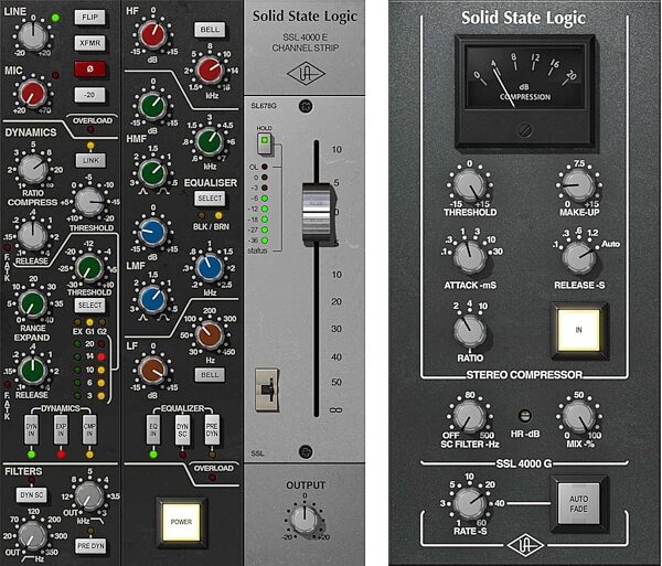 open zoom image for Universal Audio UAD SSL 4000 Series Console Plug-in Bundle Software, Digital Download, Action Position Back