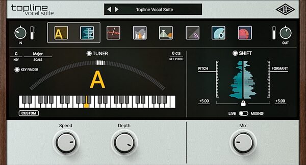 open zoom image for Universal Audio UAD Topline Vocal Suite Plug-in Bundle Software, Digital Download, Action Position Back