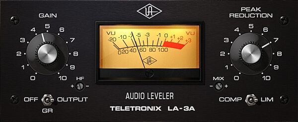 open zoom image for Universal Audio UAD Teletronix LA-3A Classic Audio Leveler Plug-in Software, Digital Download, Action Position Back