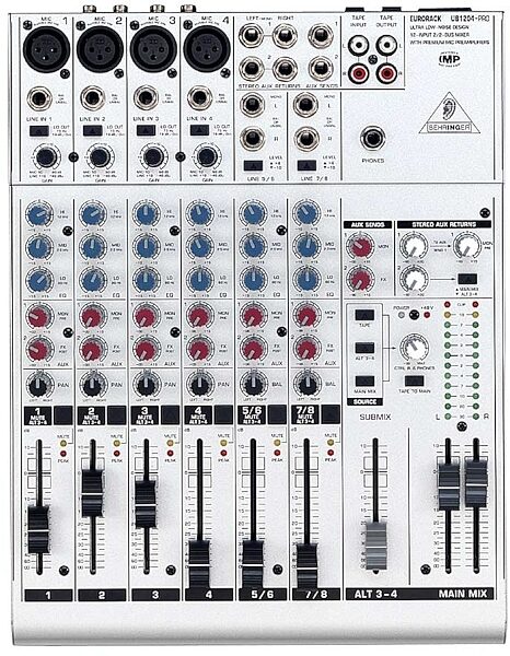 open zoom image for Behringer UB1204 Pro Eurorack 12 Input Mixer, Main