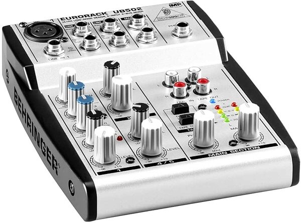 open zoom image for Behringer UB502 Eurorack 5 Input Mixer, Left Angle