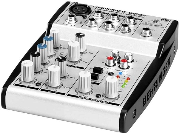 open zoom image for Behringer UB502 Eurorack 5 Input Mixer, Right Angle