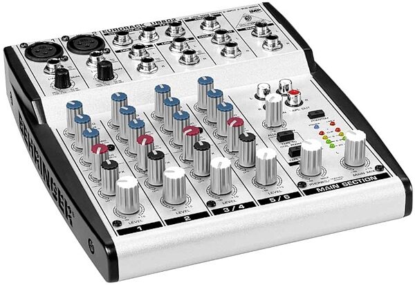open zoom image for Behringer UB802 Eurorack 8 Input Mixer, Left Angle