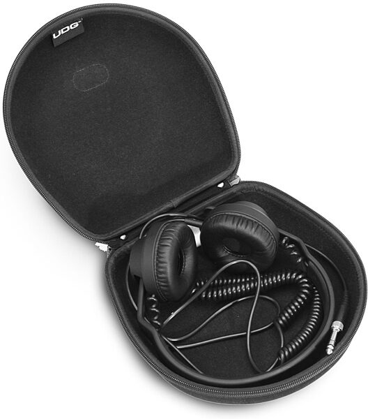 open zoom image for UDG U8200SL Creator Headphone Case, Black - Open
