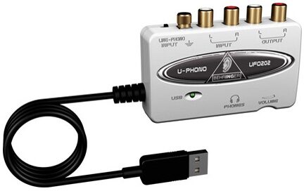 open zoom image for Behringer U-Phono UFO202 USB Audio Interface, Angle