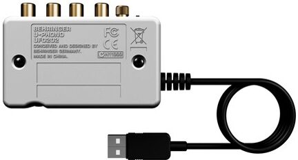 open zoom image for Behringer U-Phono UFO202 USB Audio Interface, Rear