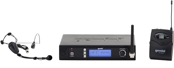 open zoom image for Gemini UHF 6100HL Single Wireless Headset Microphone System, Main