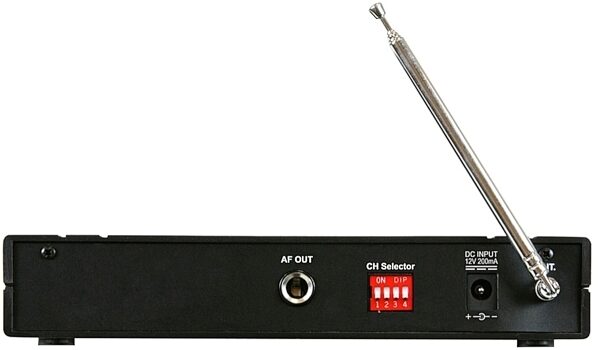 open zoom image for Gemini UHF116HL Headset and Lavalier Wireless Microphone System, Receiver Back