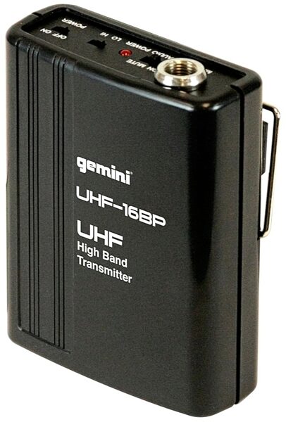 open zoom image for Gemini UHF116HL Headset and Lavalier Wireless Microphone System, Transmitter